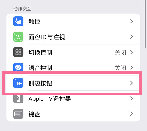 开州苹果14维修店分享iPhone14 Plus侧键双击下载功能关闭方法 