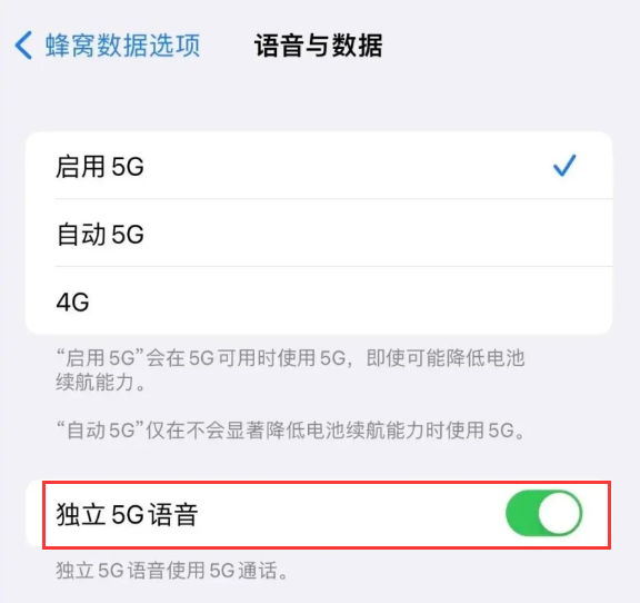开州苹果14维修分享iPhone 14 Pro如何开启VoNR 