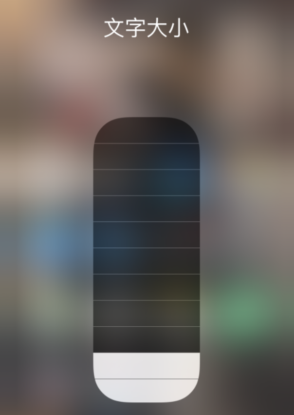 开州苹果手机维修分享小技巧：在 iPhone 控制中心快速调节字体大小 